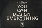 illuminatum - serif font family, a Serif Font by Artistic & Unique (Thumbnail 5 of 14)