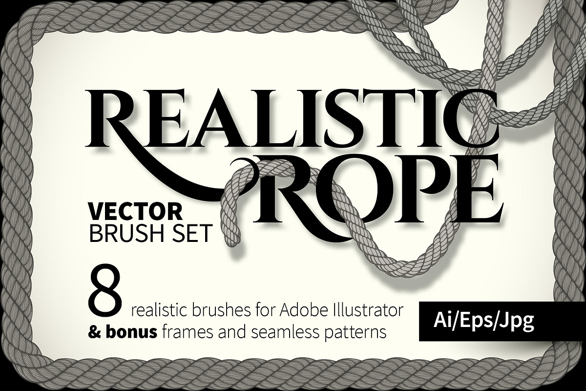 Realistic rope brushes #01
