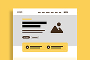 Food Delivery Service Wireframe, a Wireframe Template by MightyDesign (Thumbnail 2 of 9)