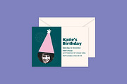 Katie Birthday Invitation, an Invitation Template by Mountain Folk Creative (Thumbnail 1 of 6)