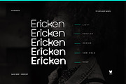 Ericken Display Typeface, a Sans Serif Font by Foxtype (Thumbnail 12 of 12)