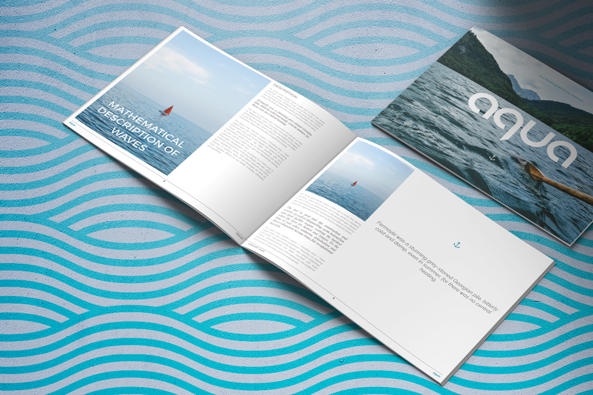 A Q U A landscape brochure, a Brochure Template by Boris Cupac (Photo 6 of 17)