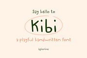 Kibi - A Handwritten font, a Handwritten Font by byherline (Thumbnail 1 of 5)