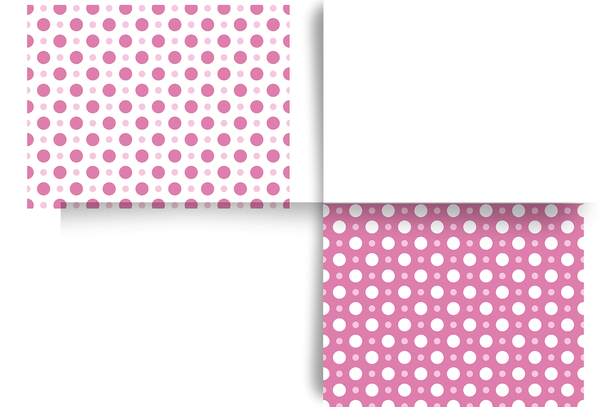 Pink Polka Dot Collection, a Pattern Graphic by Earley Bird Design Studio (Photo 6 of 9)