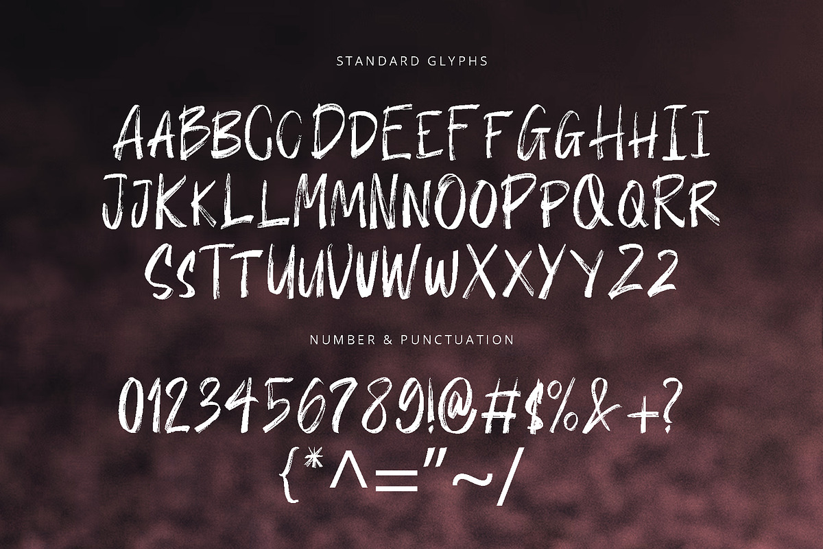 Bustro Brush Font, a Handwritten Font by Graphicxell (Photo 5 of 6)