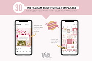 30 Instagram Post Templates, a Social Media Template by With Love Monique (Thumbnail 4 of 9)