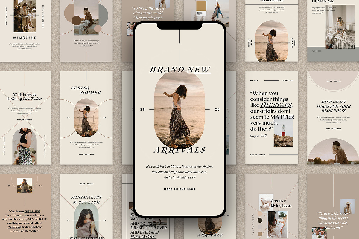 Canva Instagram Posts & Stories Pack, a Social Media Template by SilverStag Type Foundry (Photo 35 of 48)