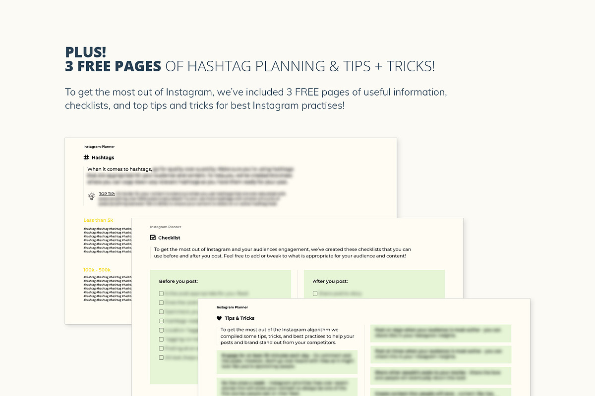 Instagram Visual Planner Template, a Social Media Template by ColourThisLove (Photo 6 of 7)