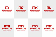 Letters MI MJ MK ML MM MN MO MP Logo, a Branding & Logo Template by Pray Art Design Studio (Thumbnail 1 of 2)