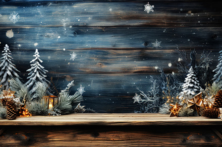 Winter background with snowy trees a, a Background Photo by Perpis