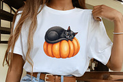 Halloween Pumpkin Animals Clipart PN, an Illustration by CrexoraLab (Thumbnail 4 of 5)