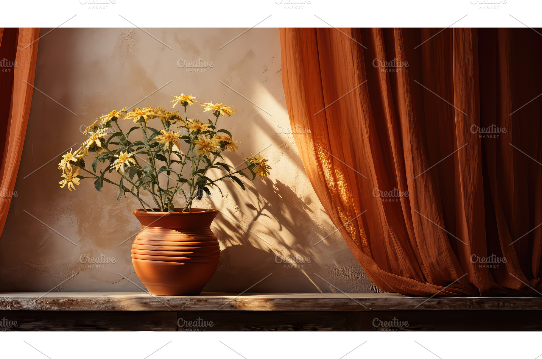 indoor flowerpot ai generated, a Nature Photo by pikepicture