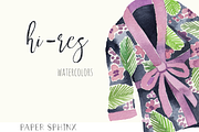 Watercolor Spa Day Clipart, an Illustration by PaperSphinx (Thumbnail 3 of 3)