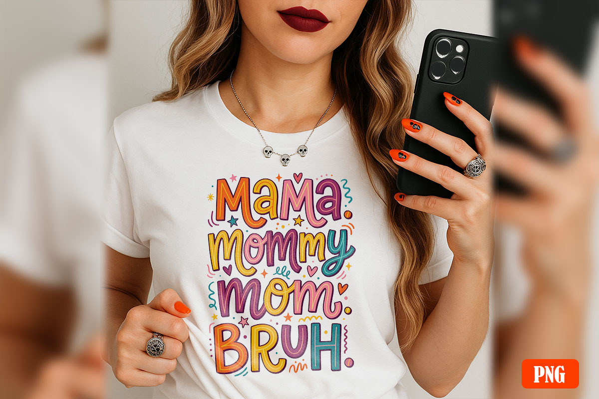 Mother’s Day Sublimation PNG Bundle, an Illustration by GlitterCraft (Photo 12 of 41)