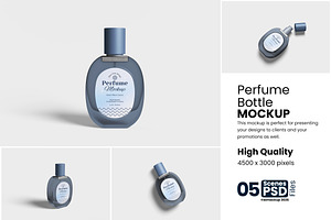 Professional Parfume Bottle Mockup