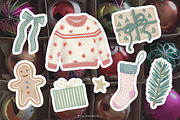 Christmas time illustrations frames, an Object Graphic by alenaganzhela (Thumbnail 3 of 11)
