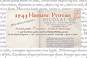 1546 Humane Petreius Set, a Serif Font by GLC Foundry (Thumbnail 1 of 5)