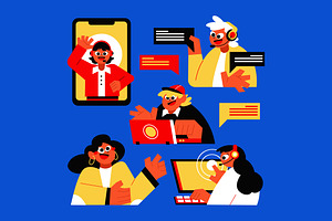 Consulting Service Illustration, a Work Illustration by graphicook