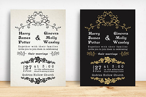 Classic Wedding Invitation Pack