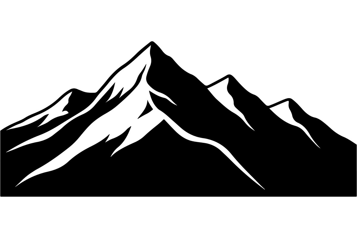 Mountain Landscape Silhouette, a Decorative Illustration by Designer_Momina (Photo 7 of 19)