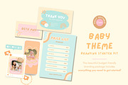 Baby Theme Branding Starter Kit, a Branding & Logo Template by Hell Yeah Designs (Thumbnail 2 of 15)