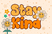 Sunnyland is a groovy display font, a Handwritten Font by Brown Cupple (Thumbnail 2 of 6)
