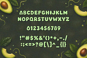 Avicoa – Organic Avocado Font, a Handwritten Font by NTC Graphic (Thumbnail 8 of 9)