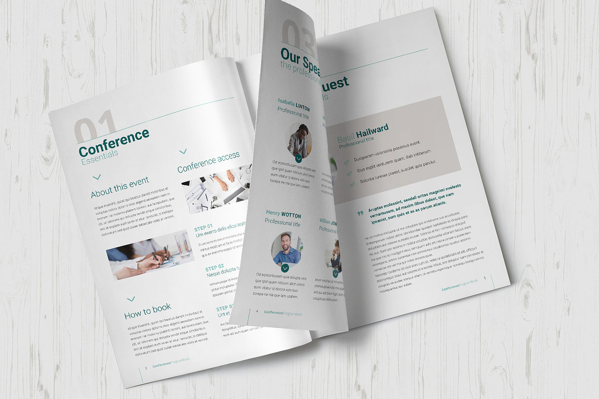 Conference Agenda Template, a Templates & Theme by Sabin (Photo 2 of 9)