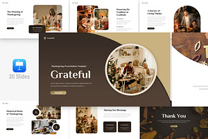 Modern Thanksgiving Presentation, a Presentation Template by Eklip Studio
