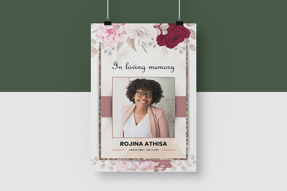 Funeral Welcome Sign Template, a Stationery Template by Template Shop (Photo 3 of 4)