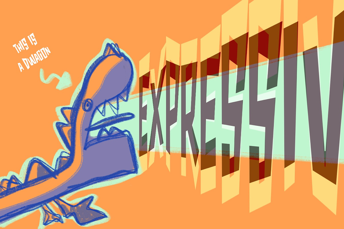 Babarun- Chaotic Display Font, a Font by Lurinzu Studios (Photo 2 of 11)