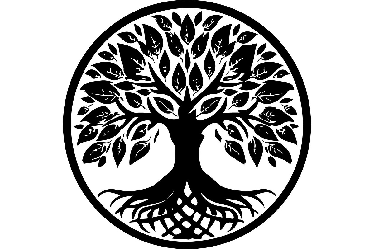 Tree of Life Circle SVG Bundle, an Object Graphic by jahid234 (Photo 6 of 13)