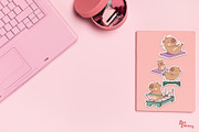 Capybara Pilates Princess Stickers, a Graphic by Dori Debreceni draws (Thumbnail 7 of 8)