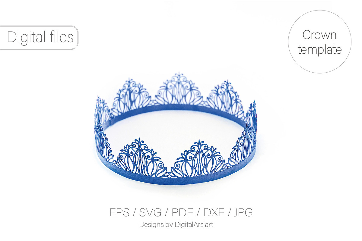 Princess crown 3D Birthday tiara, a Decorative Illustration by DigitalArsiart (Photo 6 of 6)