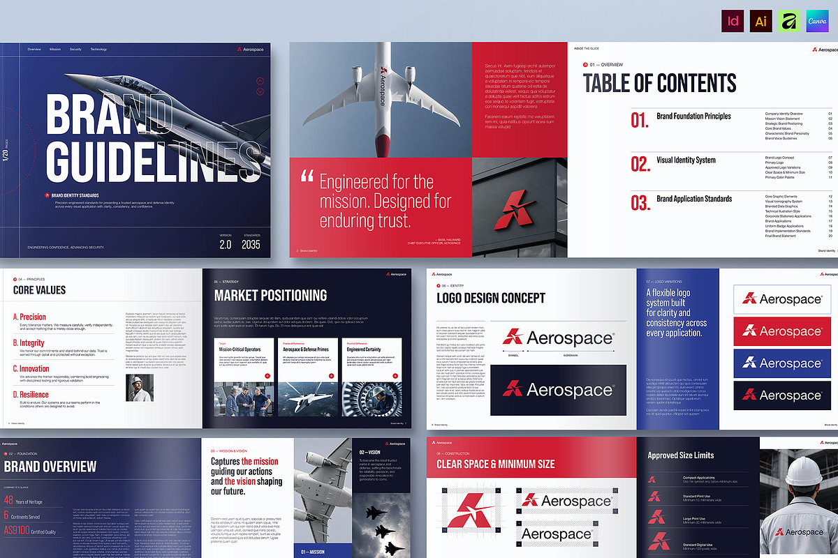 Branding Guidelines Template, a Brochure Template by BrandPacks (Photo 1 of 7)