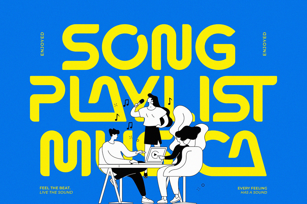 Mequin || Modern Display Sans Serif, a Sans Serif Font by Ermedia Studio (Photo 4 of 10)