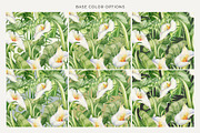 Calla Lily Seamless Pattern, a Pattern Graphic by PicByKate (Thumbnail 4 of 13)