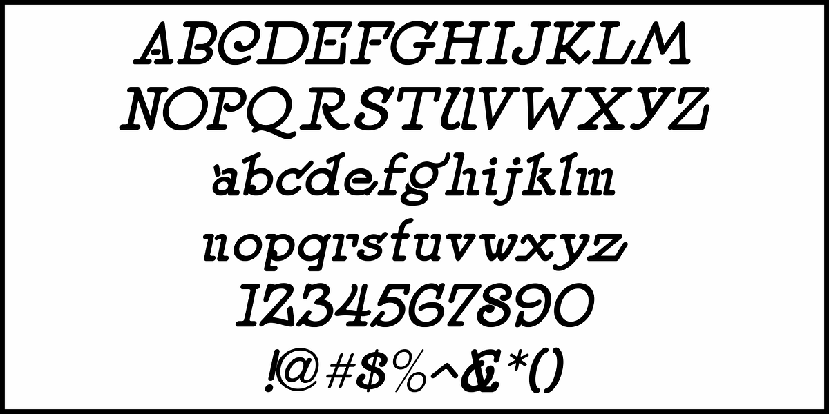 Intertitle Nouveau JNL, a Slab Serif Font by Jeff Levine Fonts (Photo 6 of 6)