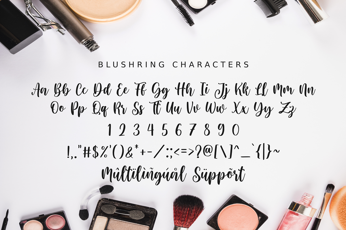 Blushring - Modern Calligraphy, a Script Font by Sibelumpagi Studio (Photo 10 of 11)