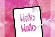Procreate Outline Lettering Brushes, a Brush Add-On by My Fancy Design Shop (Thumbnail 5 of 10)