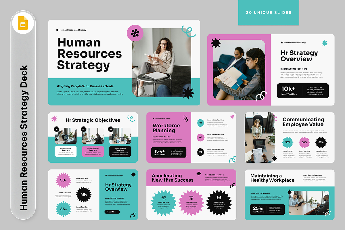 Human Resources Strategy Glides, a Presentation Template by Sixtemp (Photo 1 of 3)