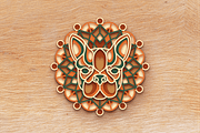 Dog 3D Mandala - SVG laser cut files, an Object Graphic by Arshad Ali (Thumbnail 7 of 8)