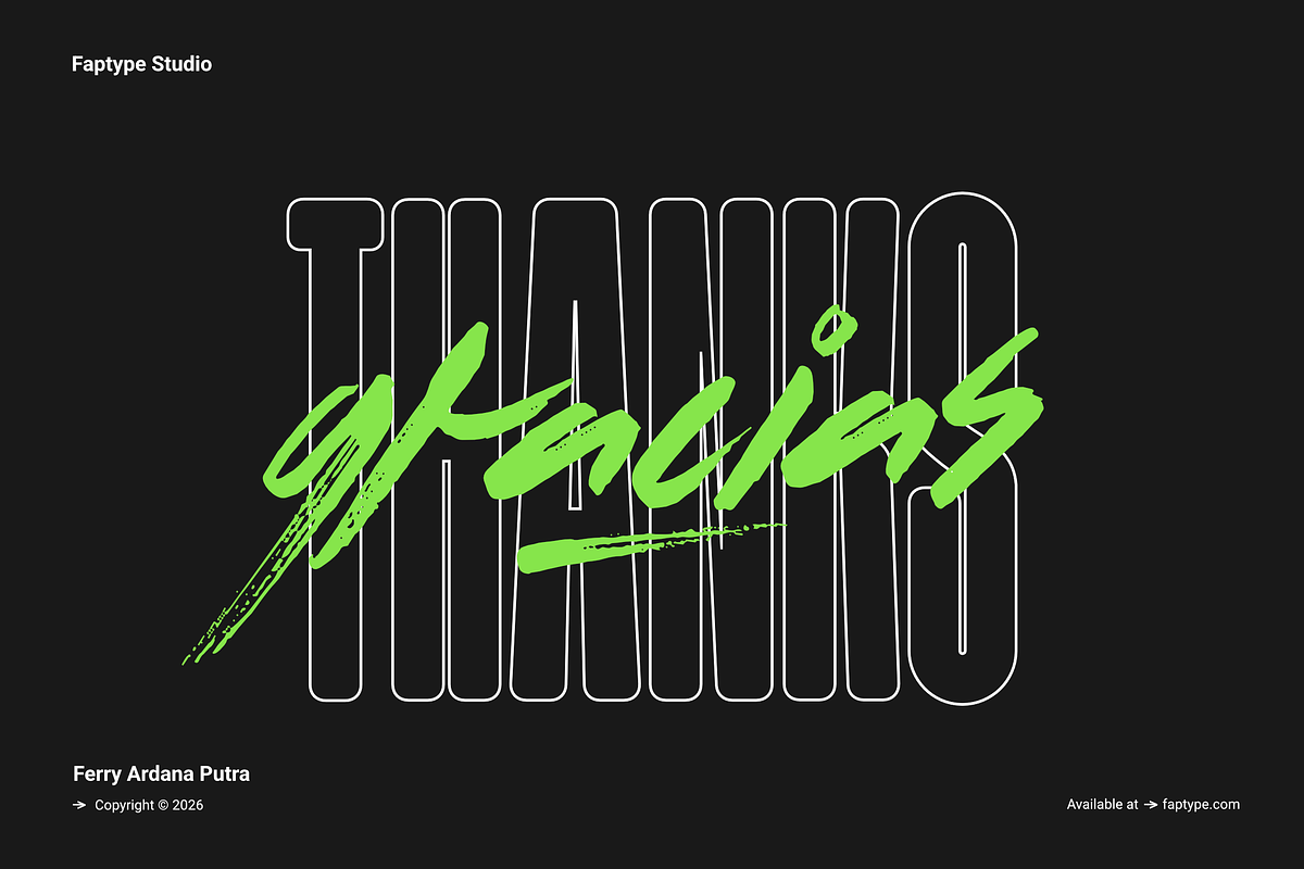 Flow | Experimental Brush Font, a Handwritten Font by Ardana Creative (Photo 16 of 16)