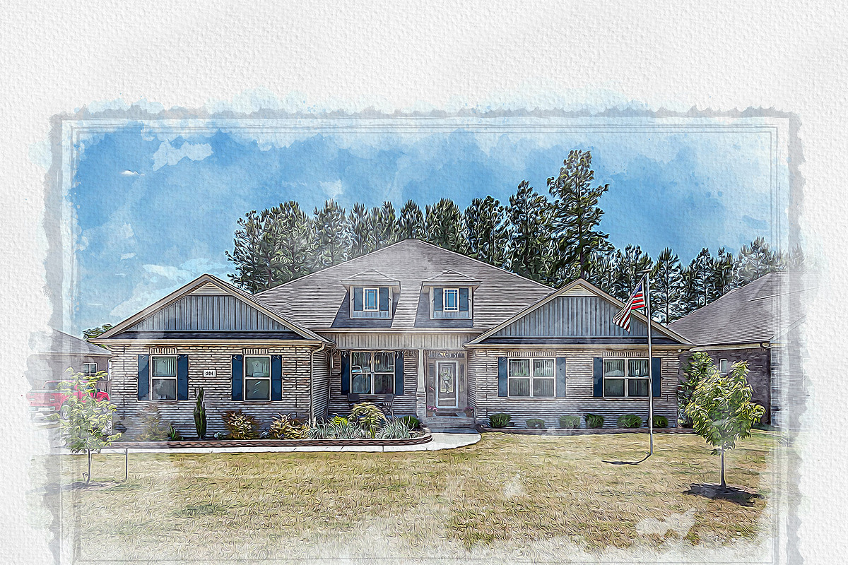 Digital House Painting Art Creator, an Action Add-On by MRI STUDIO (Photo 29 of 29)