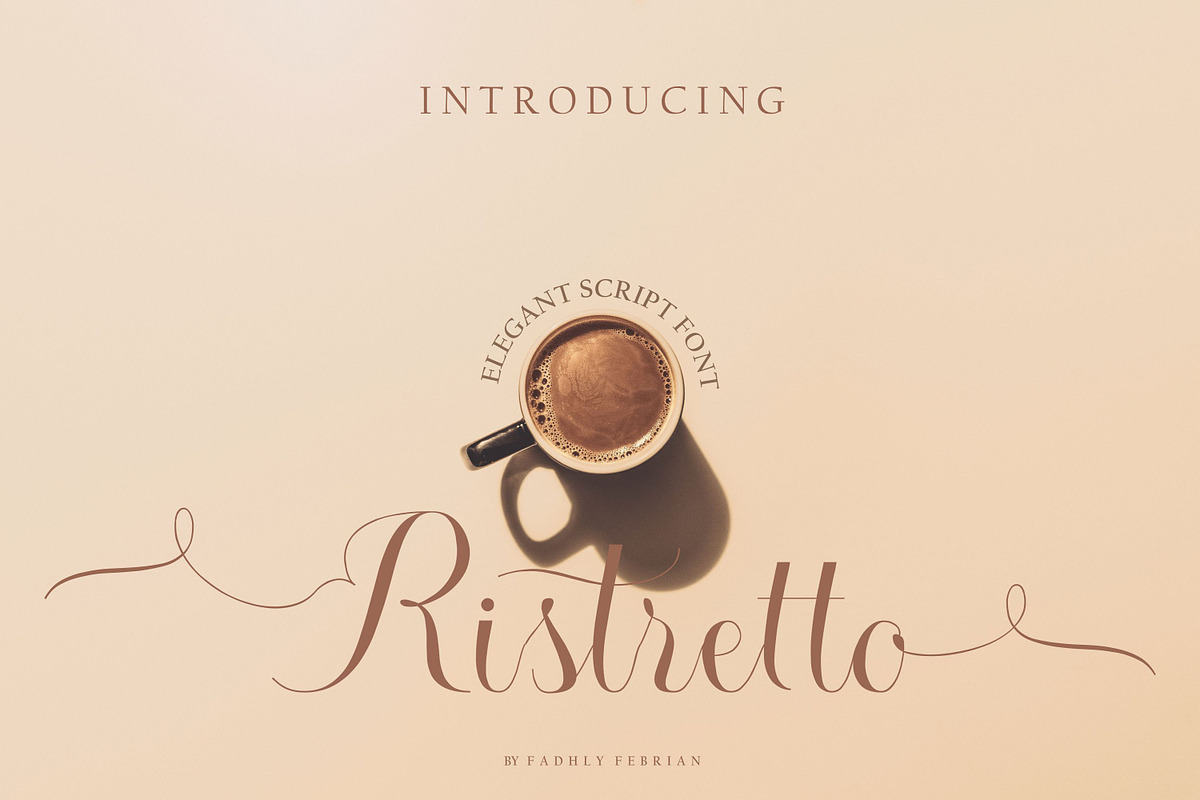 Ristretto, a Script Font by Funtype (Photo 1 of 8)