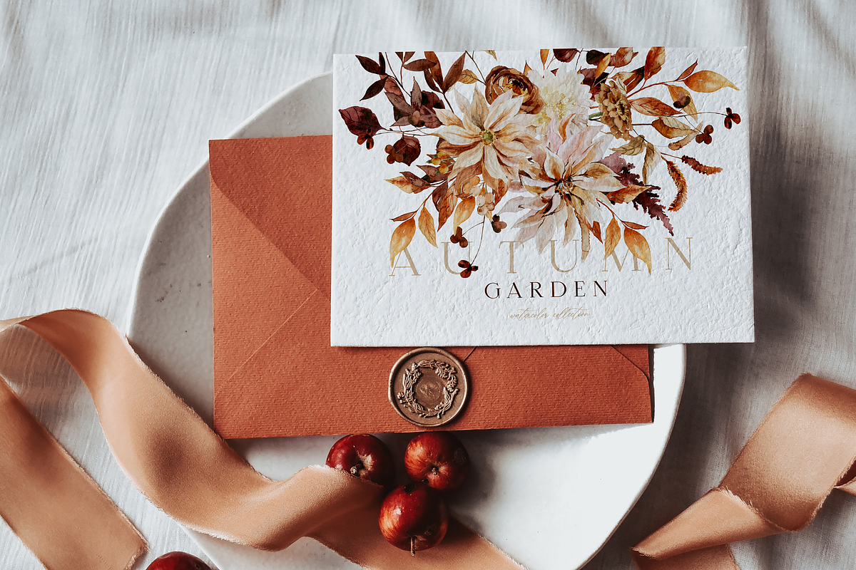 UPDATE! AUTUMN GARDEN collection, a Decorative Illustration by Youksy (Photo 2 of 20)