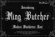 King Butcher, a Blackletter Font by dansdesign (Thumbnail 1 of 6)