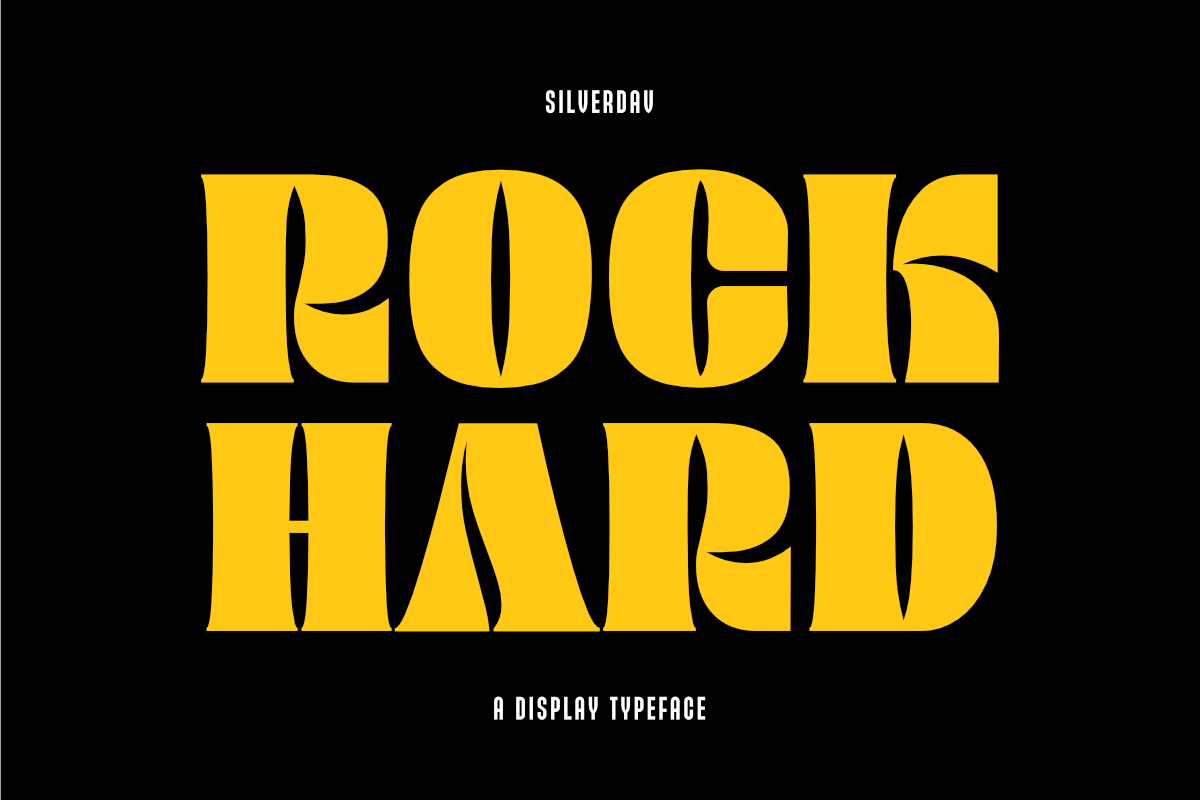 Rockhard - A Display Typeface, a Serif Font by Silverdav (Photo 1 of 10)