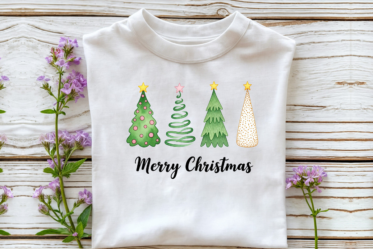 Merry Christmas PNG, an Illustration by DreamCafeArt (Photo 4 of 7)