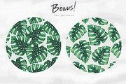 Palm tree leaves + patterns, a Decorative Illustration by Bigio Designs (Thumbnail 4 of 4)